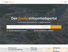 Tablet Screenshot of fynskerhverv.dk